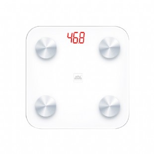 香山 智能人体监测体脂秤 十七项身体数据  蓝牙APP控制 （纯白）